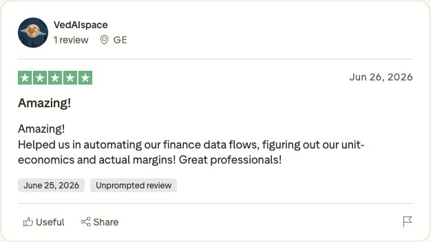 Оригинальный отзыв VedAIspace о John Galt Finance в Trustpilot